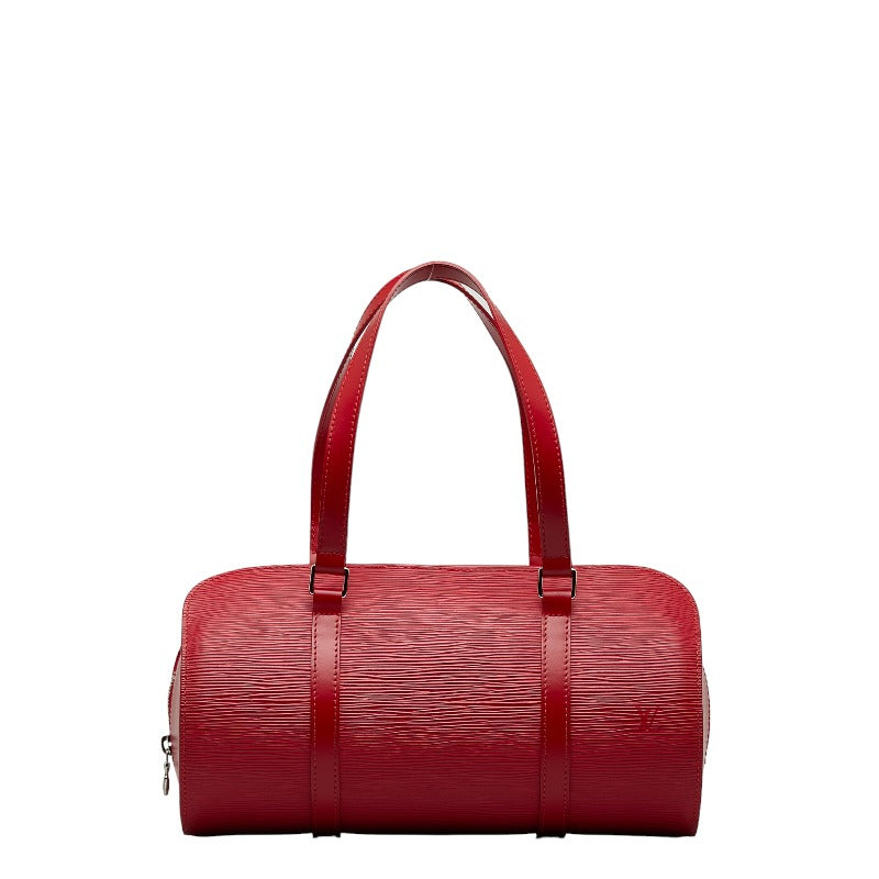 Louis Vuitton Epi Souffro Handbag Castilian Red
