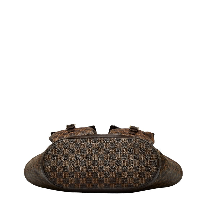 Louis Vuitton GM Handbag Brown PVC Leather Louis Vuitton