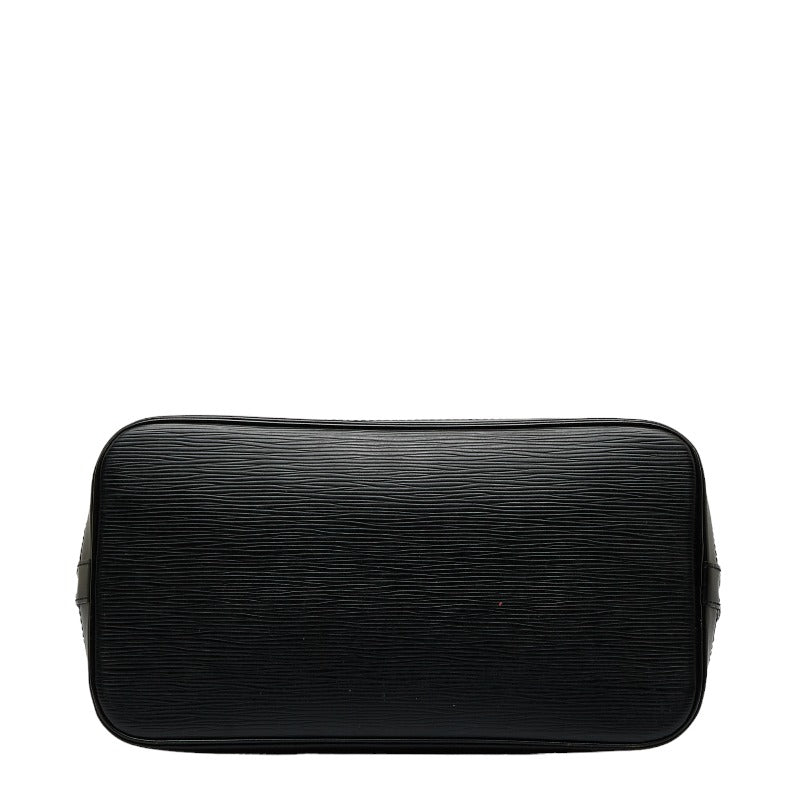 Louis Vuitton Epi Alma Handbag Noir Black Leather Louis Vuitton