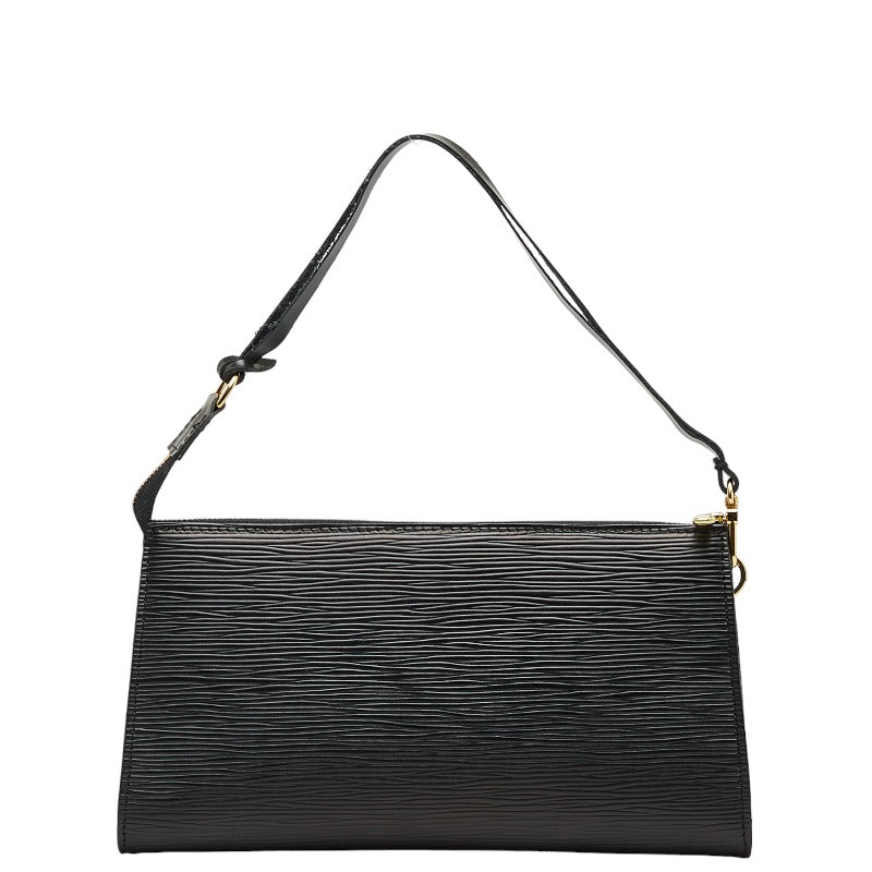 Louis Vuitton Epi Pochette Accessory Pouch Handbag Noir Black