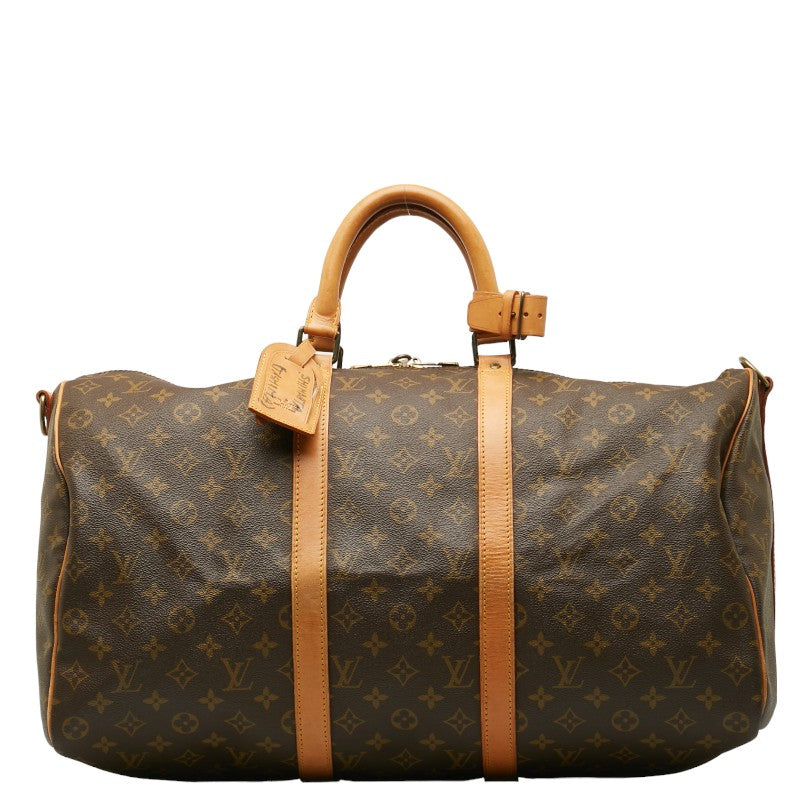 Louis Vuitton Monogram Keepall Bandolière 50 Boston Bag