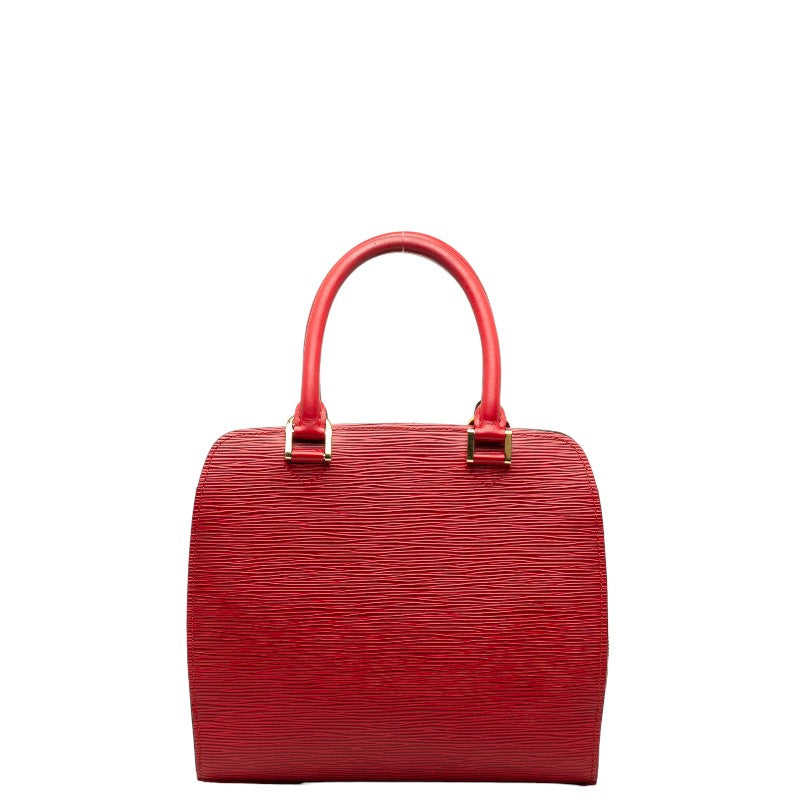 Louis Vuitton Epi Pont Neuf Handbag Castilian Red Leather