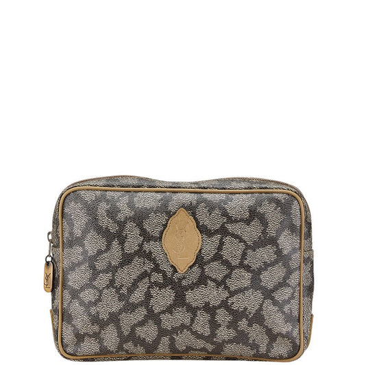 Saint Laurent Giraffe Leather Clutch Bag