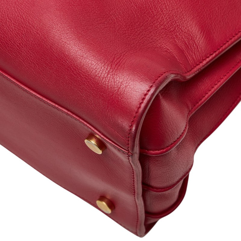 Saint Laurent Logo Leather 2way Shoulder Bag