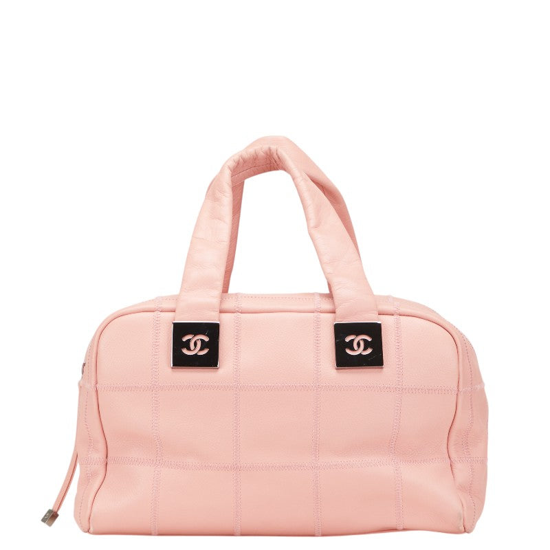 Chanel Choco Bar Caviar Skin Boston Bag