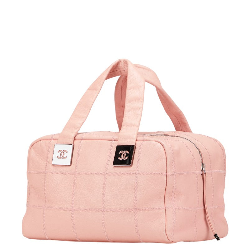 Chanel Choco Bar Caviar Skin Boston Bag