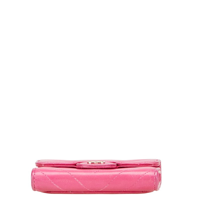 Chanel Coco Mark V Stitch Lambskin Coin Case Card Case Handbag