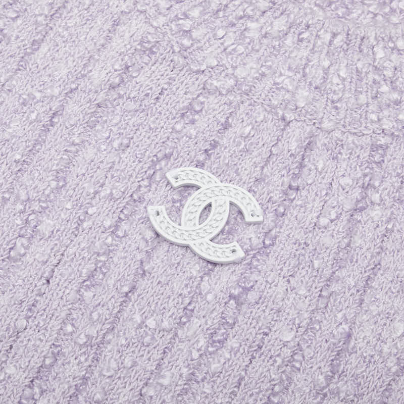 Chanel Coco Mark Rayon Cotton Setup Handbag