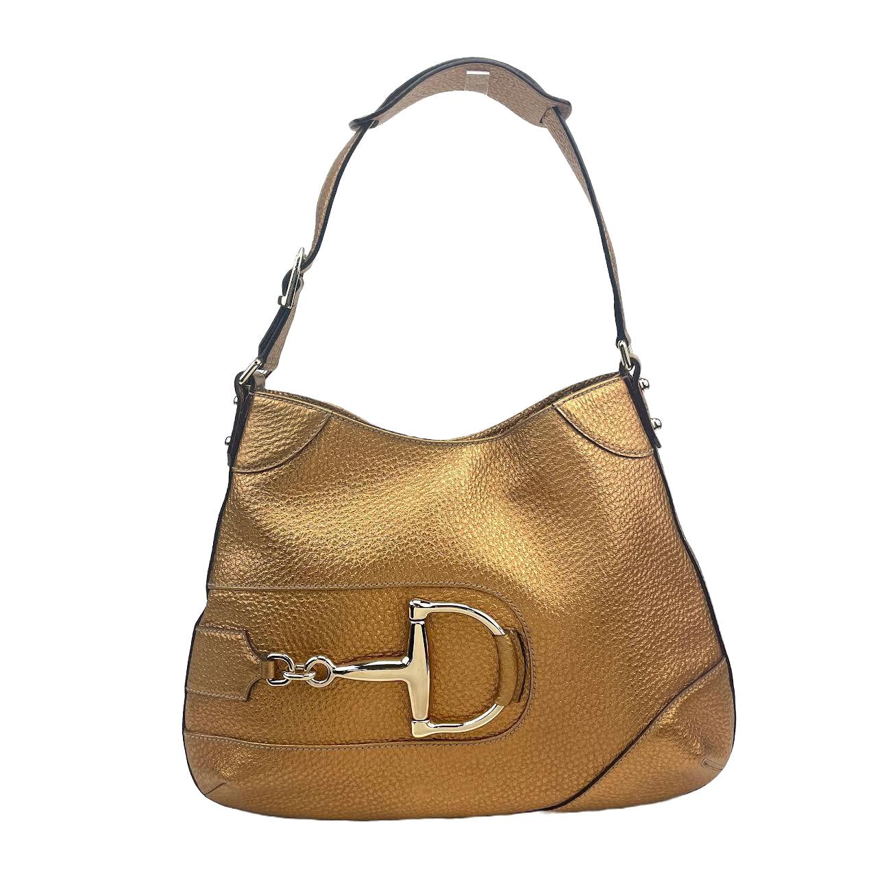Gucci Leather Canvas Shoulder Bag
