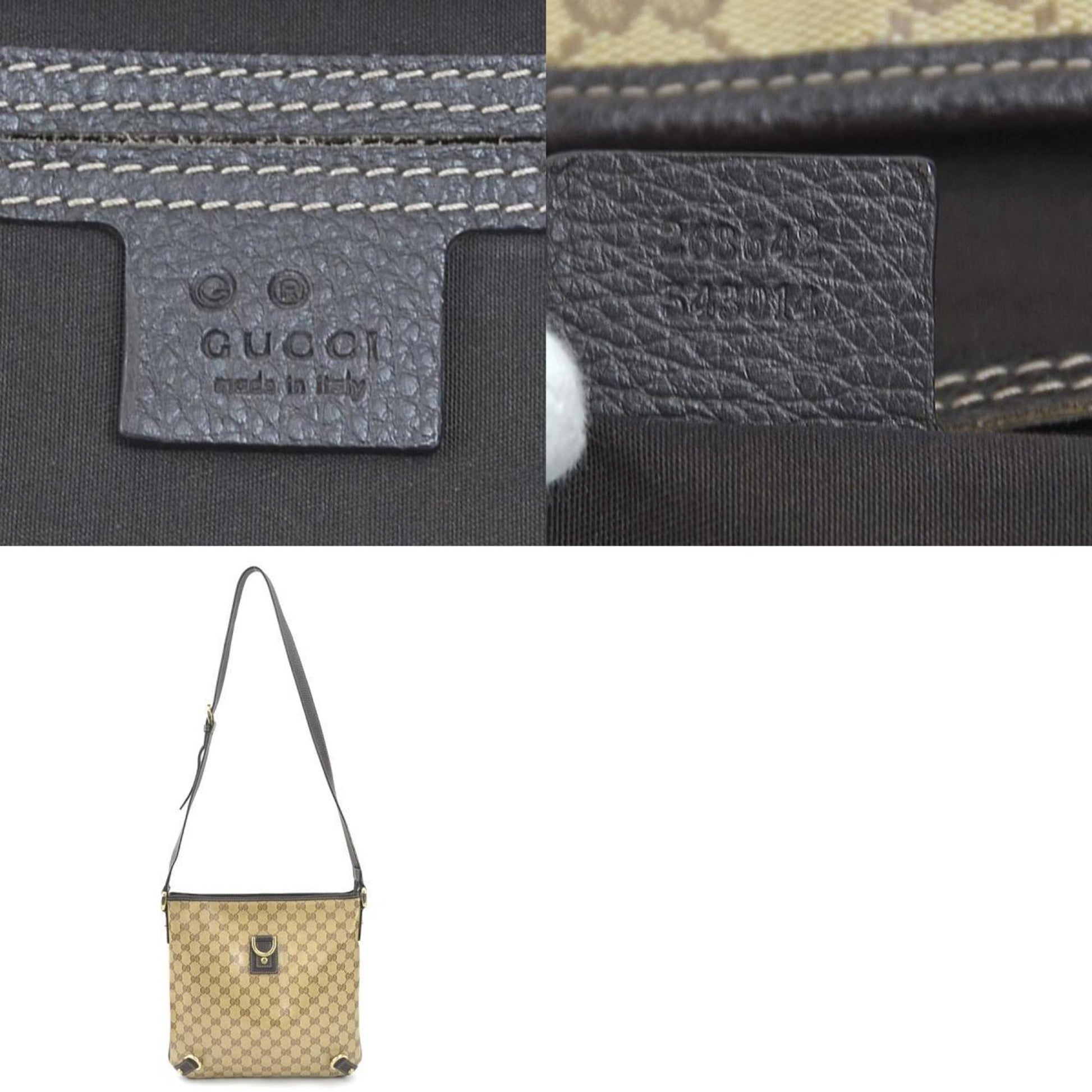 Gucci Canvas Shoulder Bag