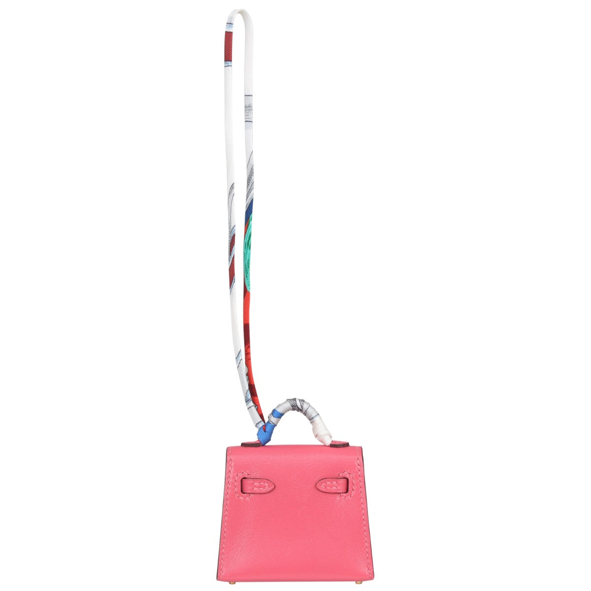 Hermes Mini Kelly Bag Charm Tadelakt