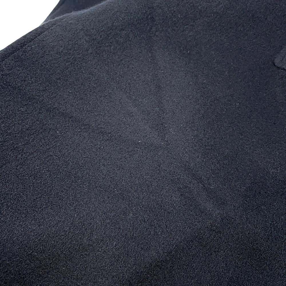 HERMES Long gilet Size 34 Black Cashmere100%