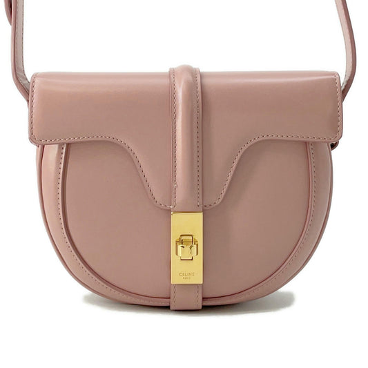 CELINE Busas 16 Shoulder Bag Pink18801 Leather Size Small