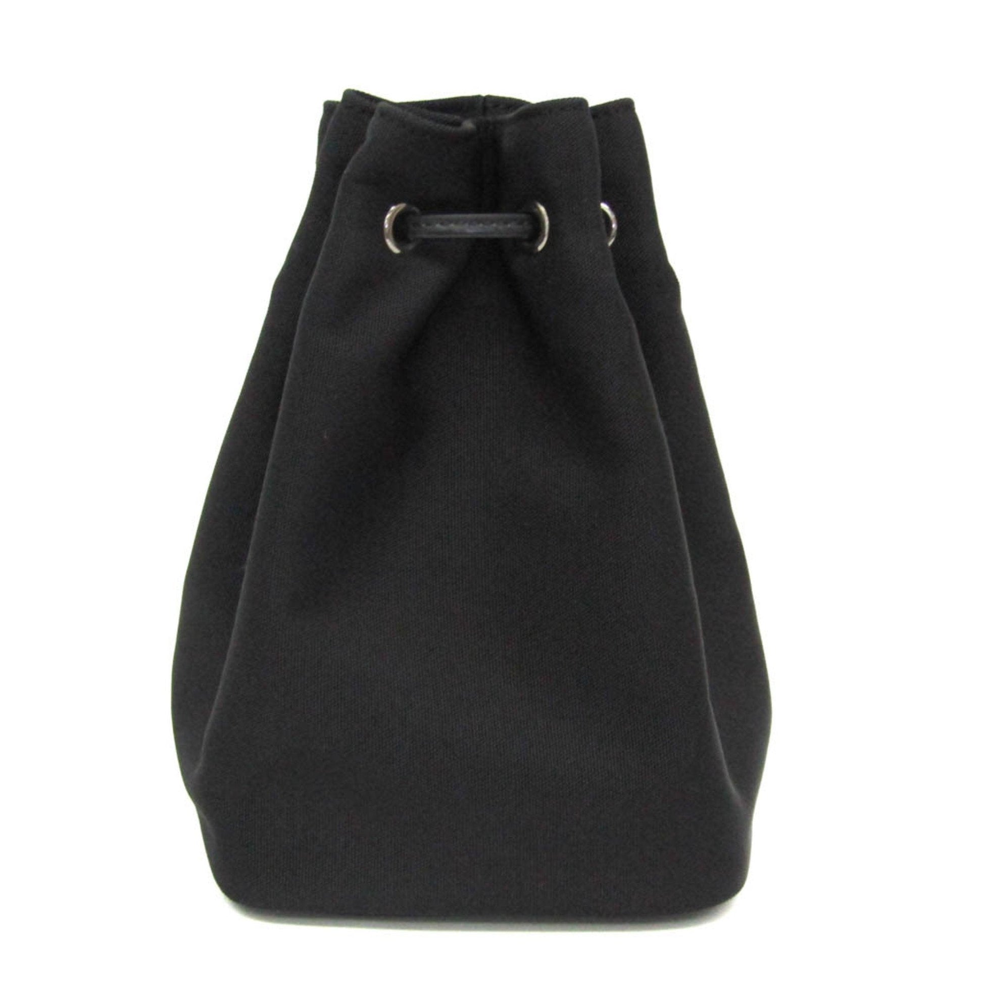 Gucci Nylon Leather Canvas Clutch