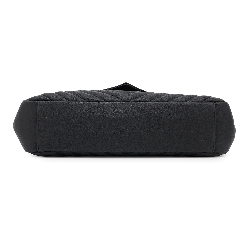 SAINT LAURENT PARIS College ChainShoulder Bag Black600278 Leather