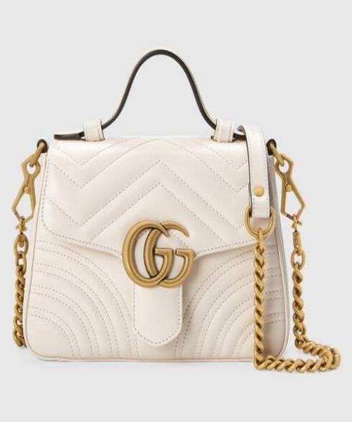 Gucci Monogram Chain Leather Crossbody