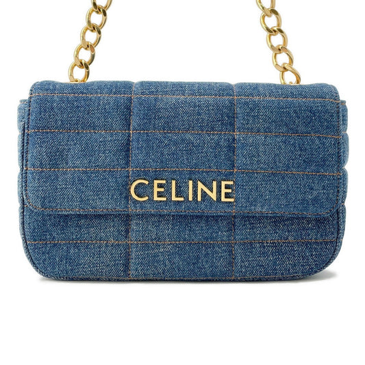 CELINE ChainShoulder Bag Blue11127 2ETN 07DD Denim