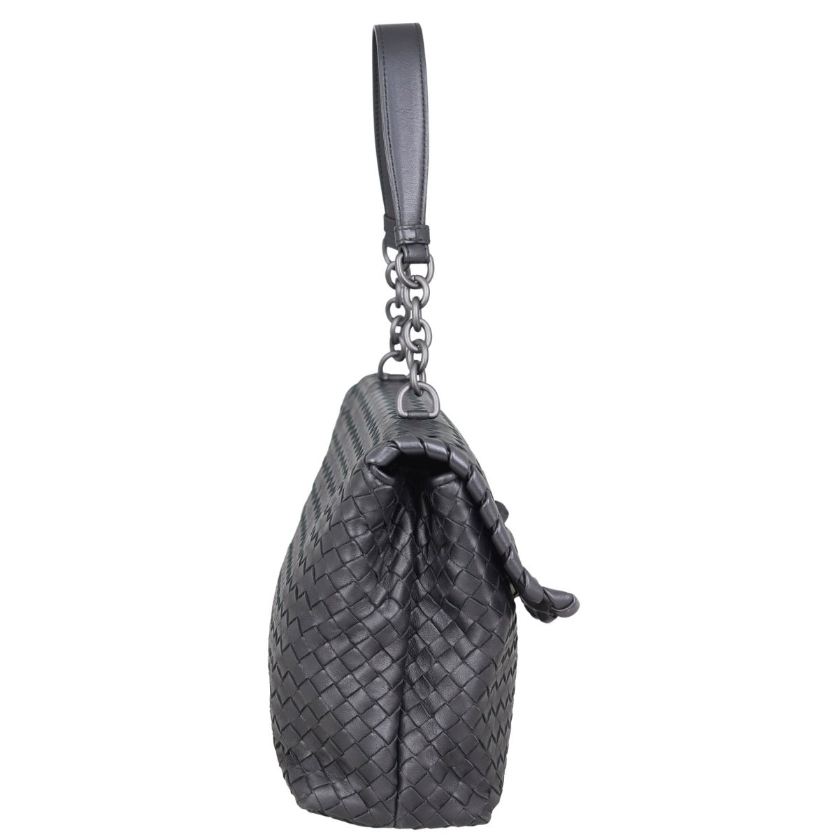 Bottega Veneta Intrecciato Olimpia Top Handle Medium