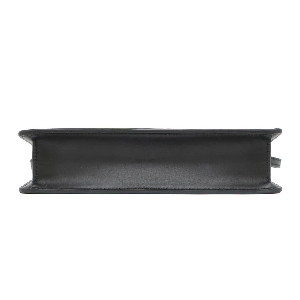 FENDI FFDiamond Shoulder Wallet Black8M0488 Leather