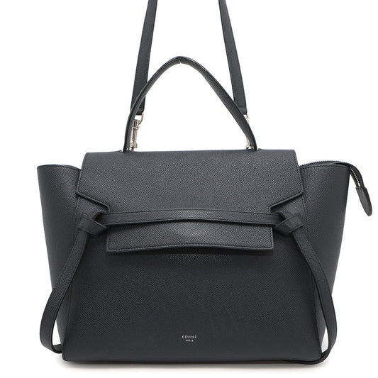 CELINE Belt bag Navy189103 Leather Size Mini