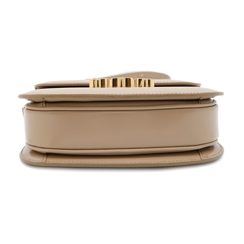 CELINE Buzas Triomphe Shoulder Bag Beige110413BF4 Leather
