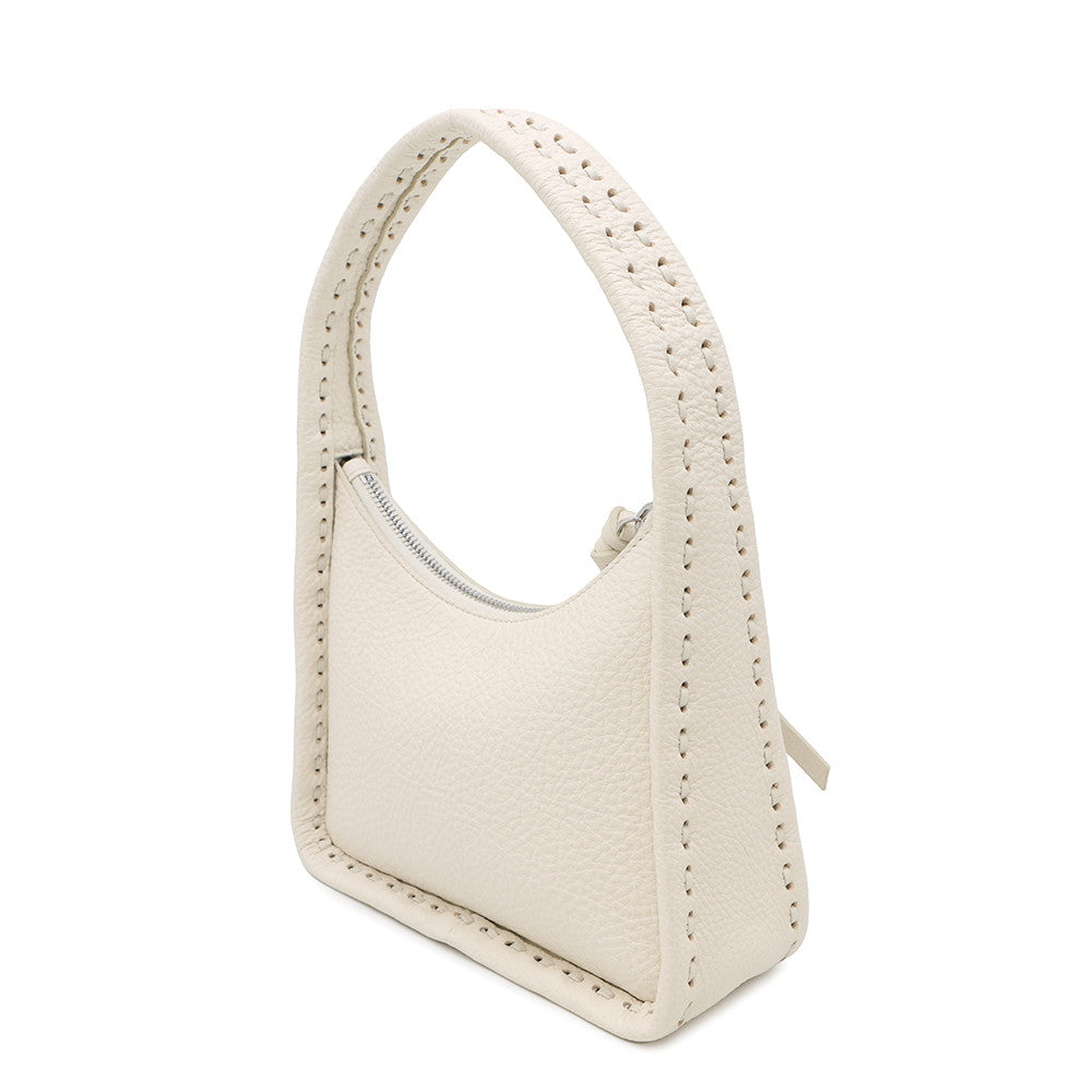 FENDI Fendsens Selleria Handbag Off-white8BS094 Leather Size Mini