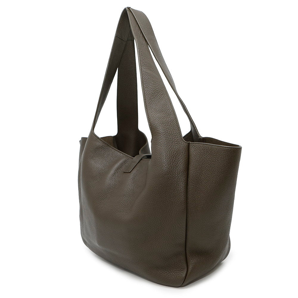 SAINT LAURENT PARIS LE 5 ? 7 BEA Le Cincassette Bear Tote Bag Khaki763435 Leather