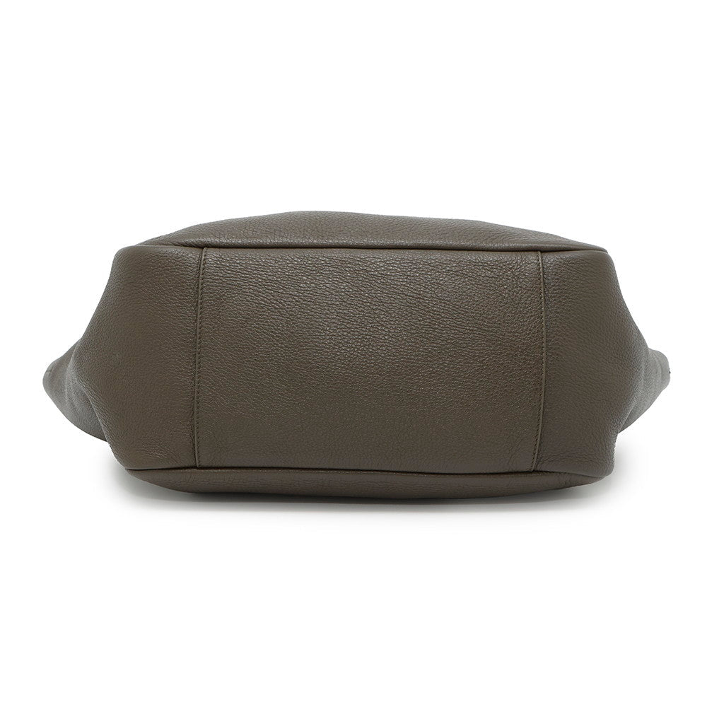 SAINT LAURENT PARIS LE 5 ? 7 BEA Le Cincassette Bear Tote Bag Khaki763435 Leather