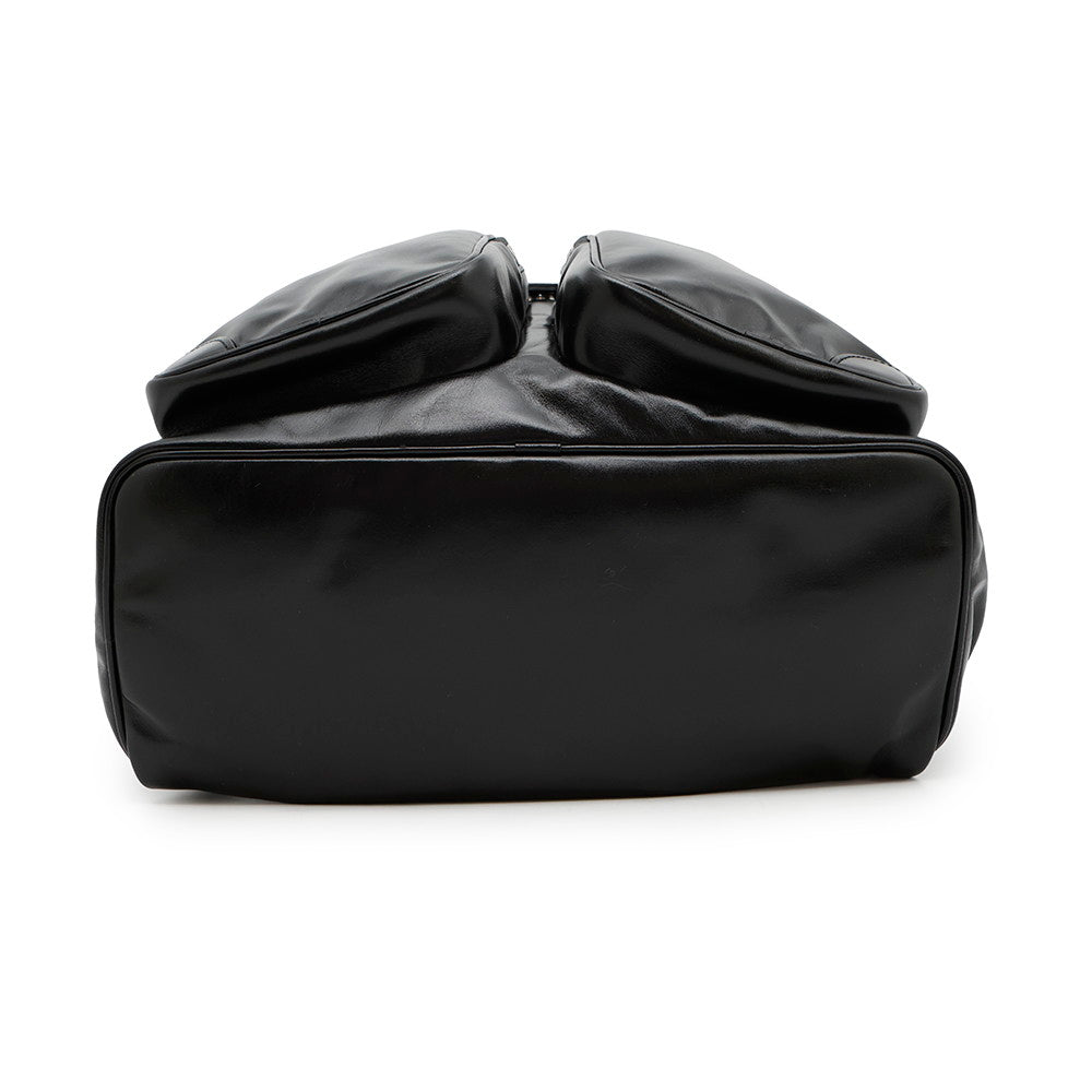 LOUIS VUITTON Montsouris Cargo Backpack BlackM13983 Calf Leather LV Nightgown