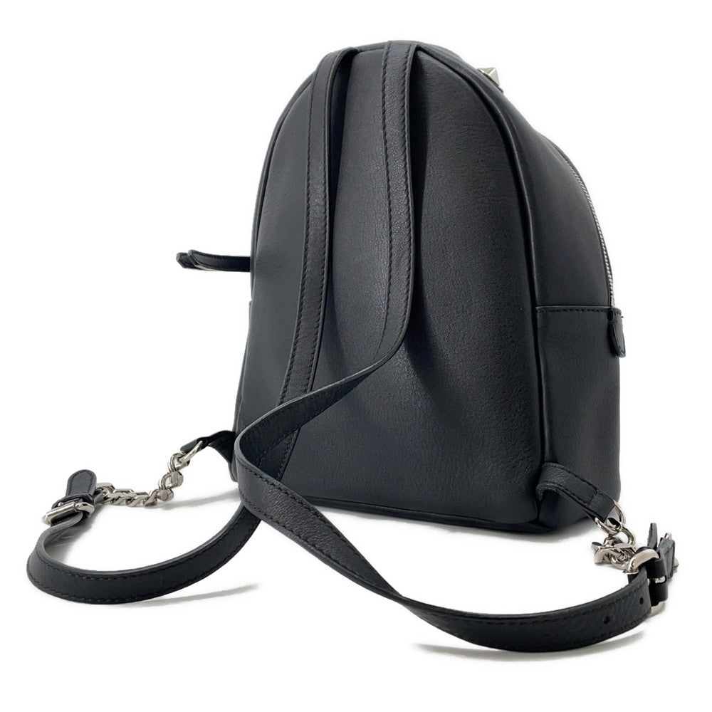 FENDI By the Way Backpack Black8BZ038 Leather