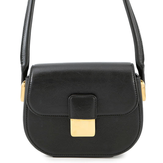 Bottega Veneta Desiree Shoulder Bag Navy Leather Size Mini