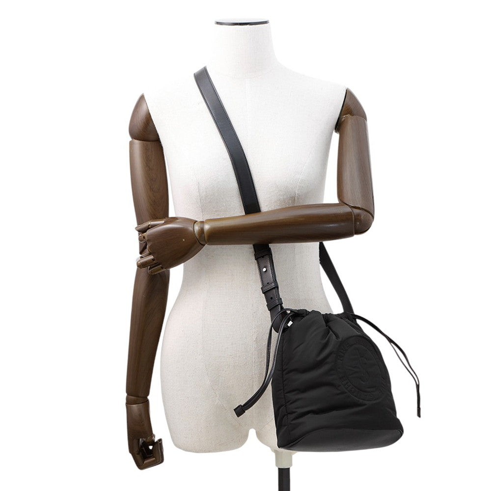 SAINT LAURENT PARIS Rive Gauche bucket bag Black710261 Nylon Leather