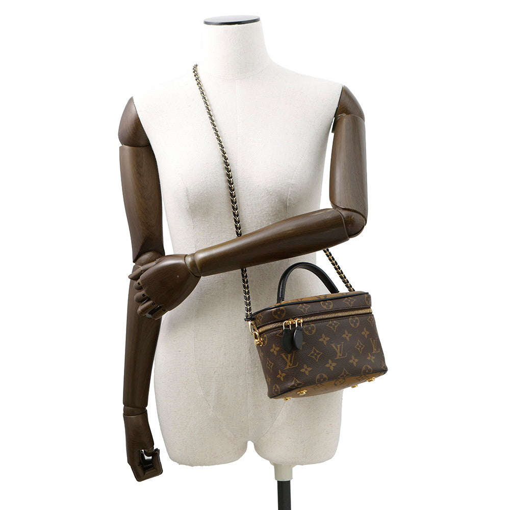 LOUIS VUITTON Vanity NV NoirM45165 Monogram Monogram Reverse Canvas Size PM