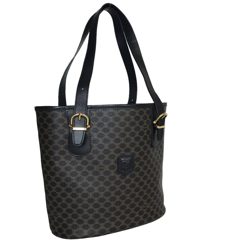 CELINE Tote Bag / PVC black Macadam Women Secondhand