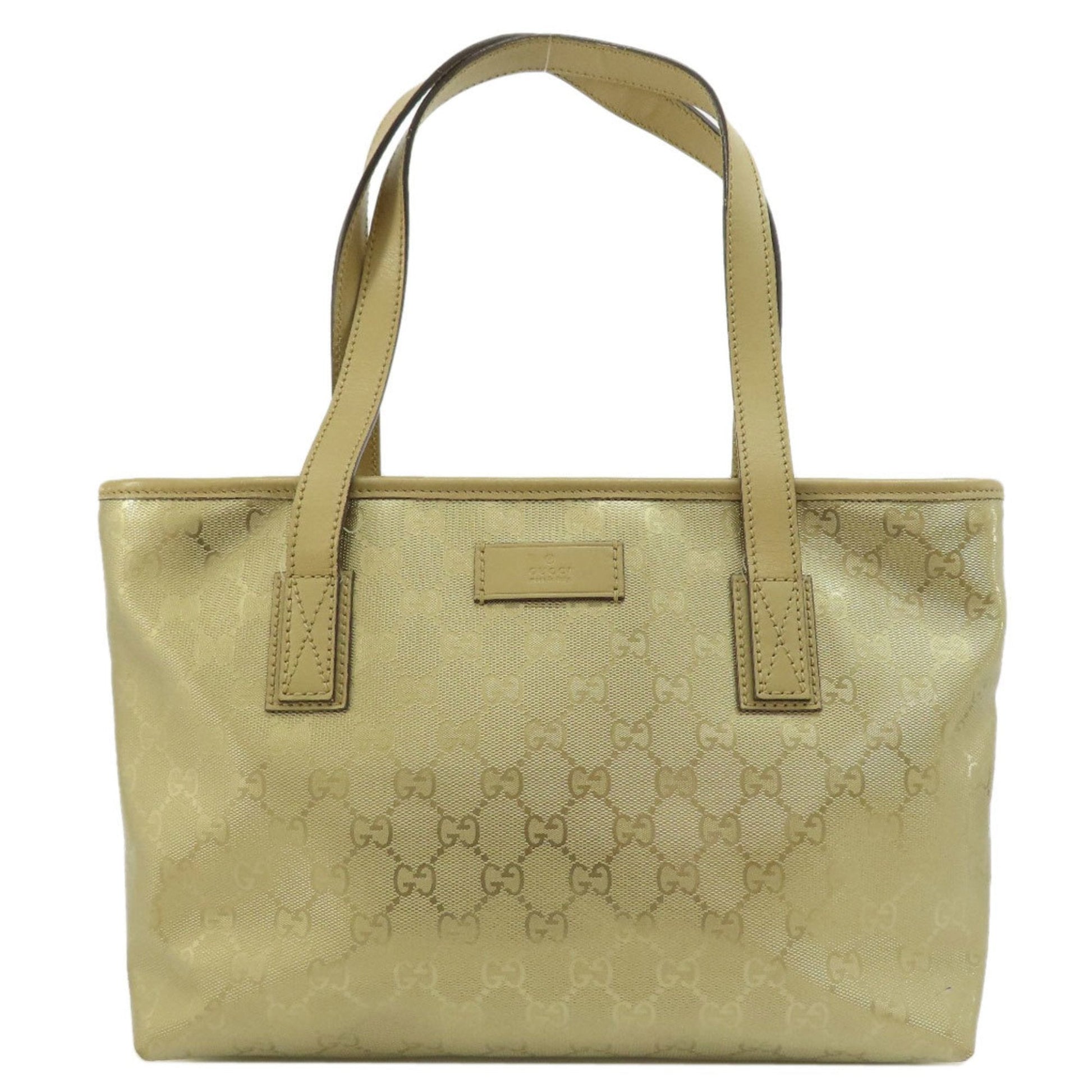 Gucci Leather Canvas Tote