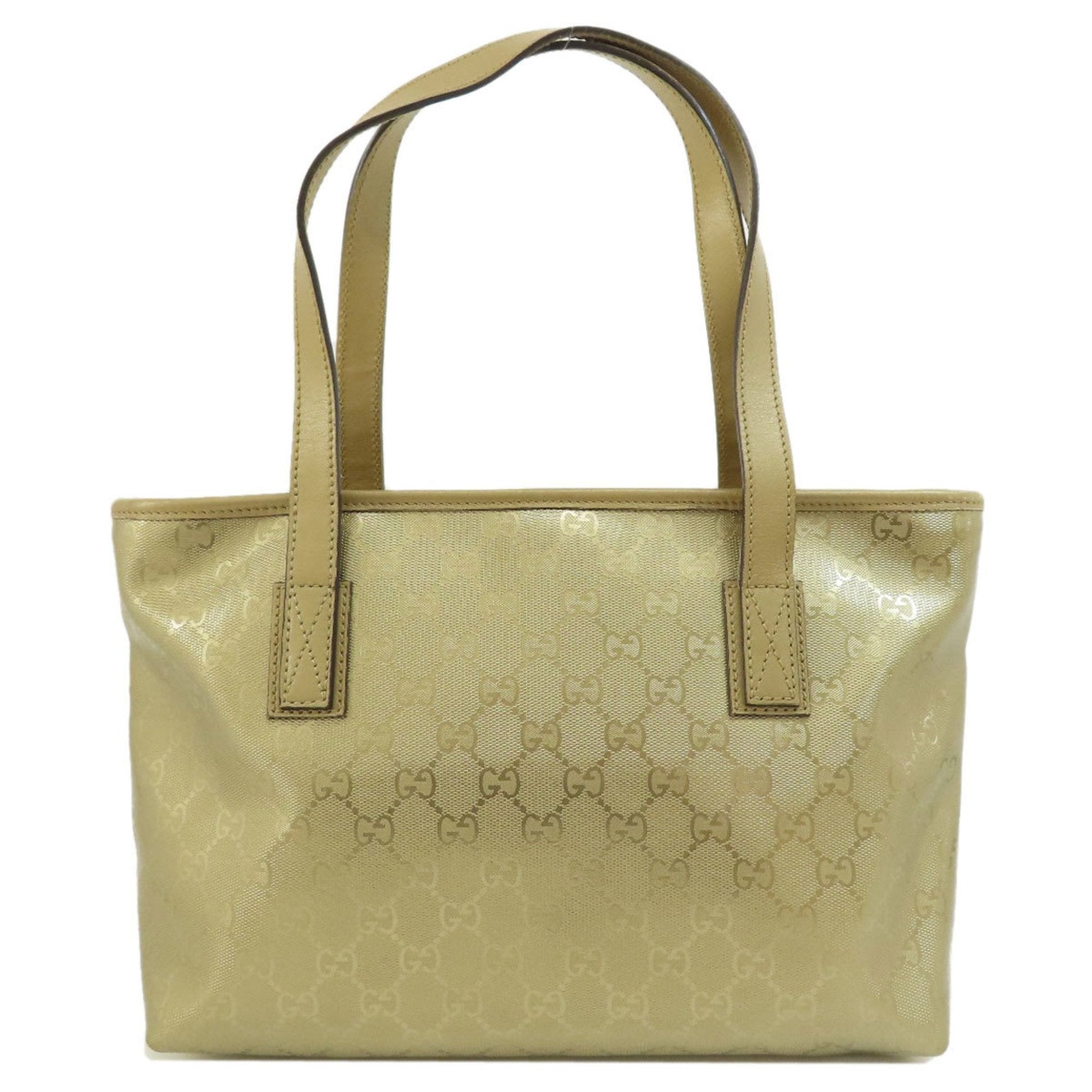 Gucci Leather Canvas Tote