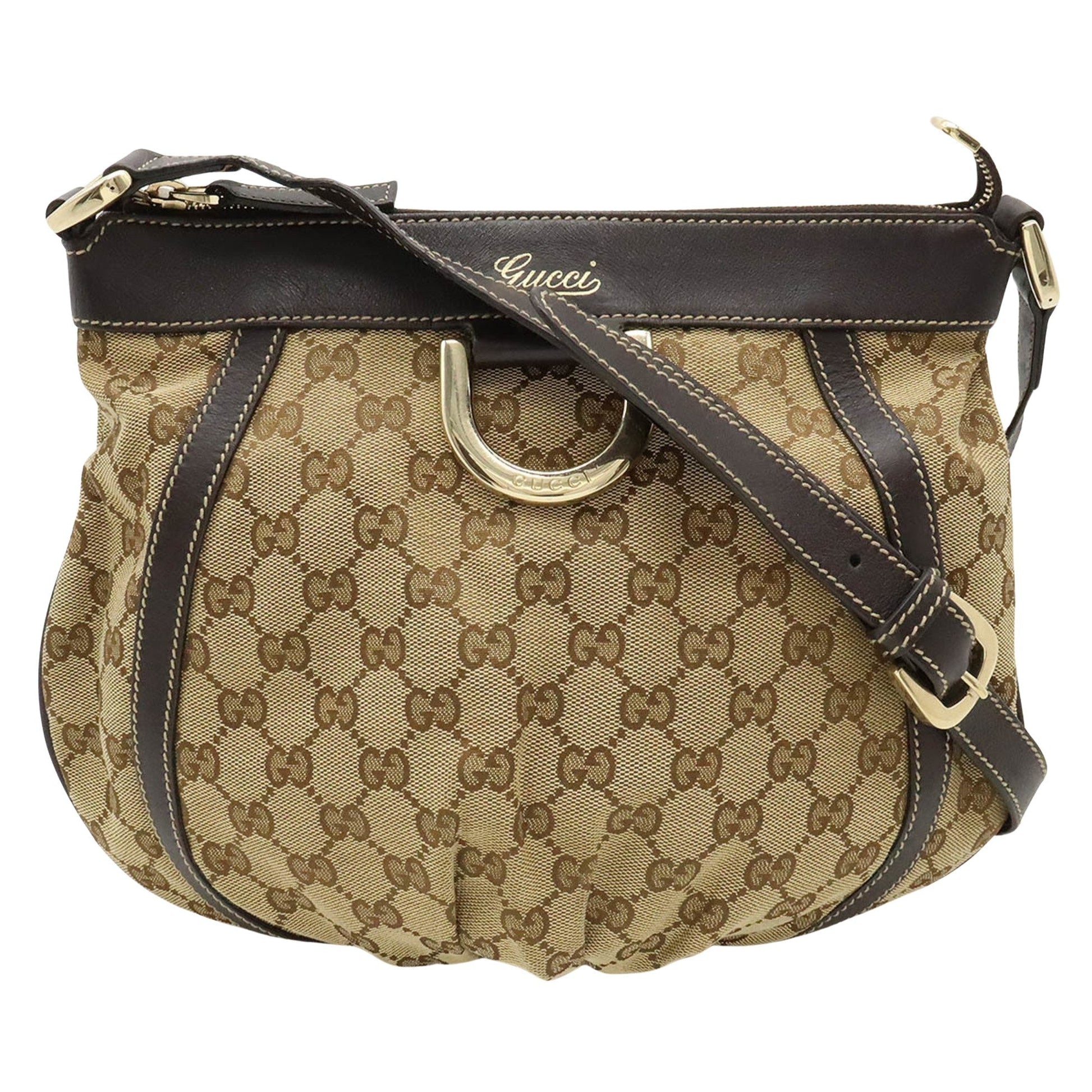 Gucci Canvas Shoulder Bag