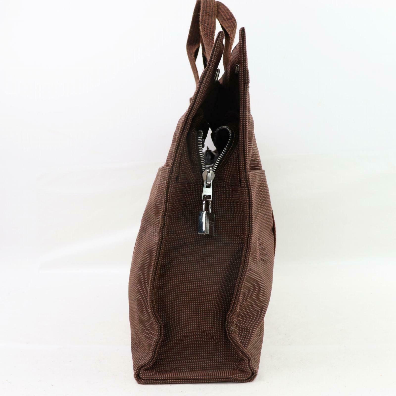 Brand Inspired Luxury Hermes Tote Bag Other Brown Canvas ( -14745)