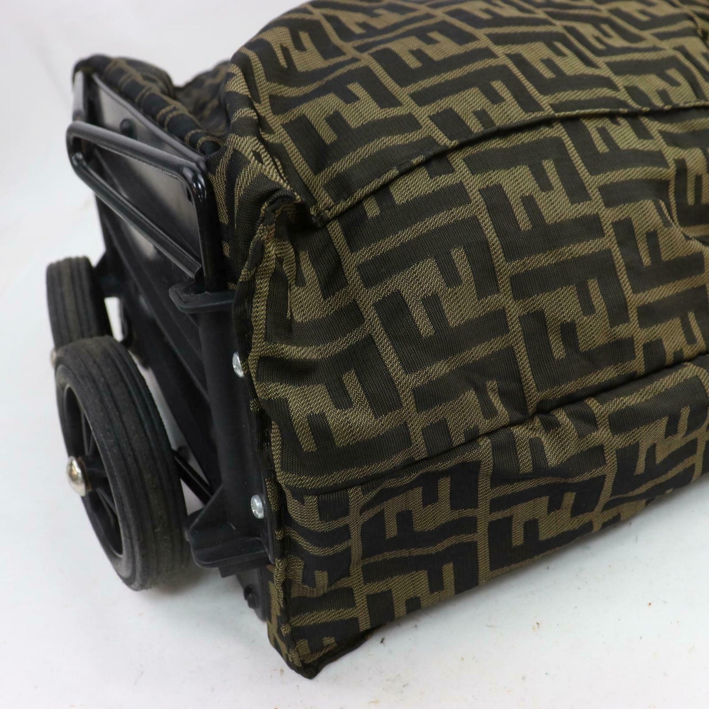 Fendi Hand Bag Beige Zukka Nyron (SHC1- )