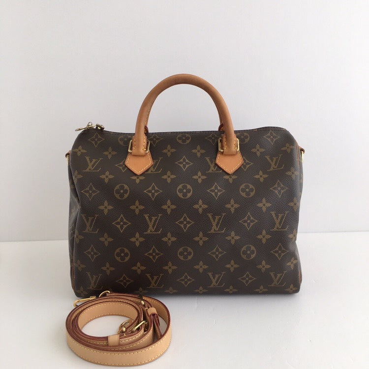 Louis Vuitton Monogram Handbag, Brown