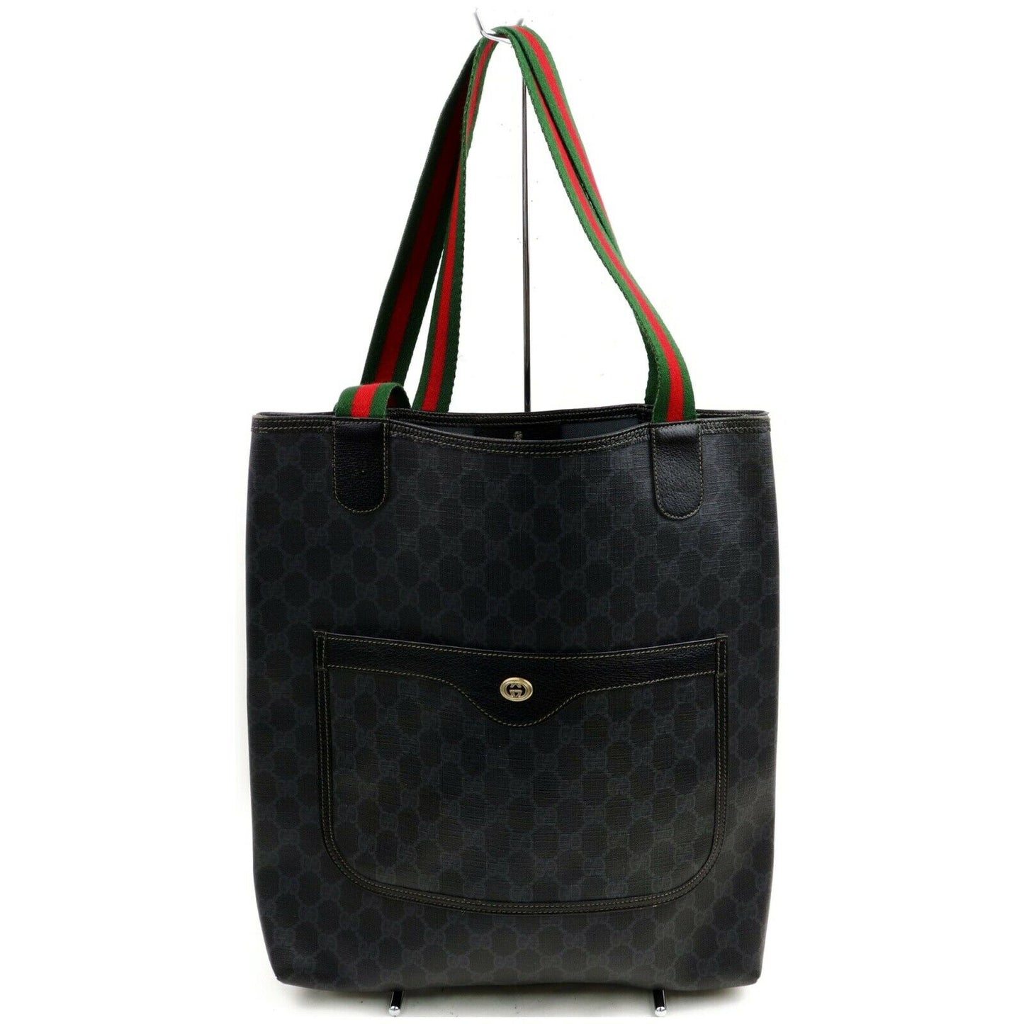Gucci Brown Leather Tote Style 9