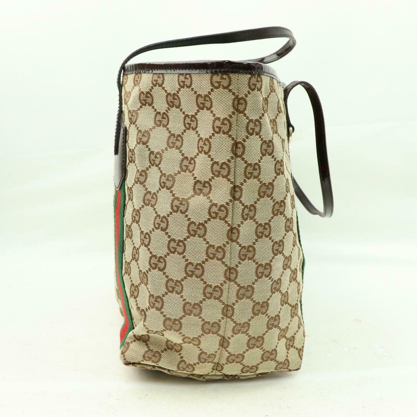 Gucci Brown Canvas Tote Style 1