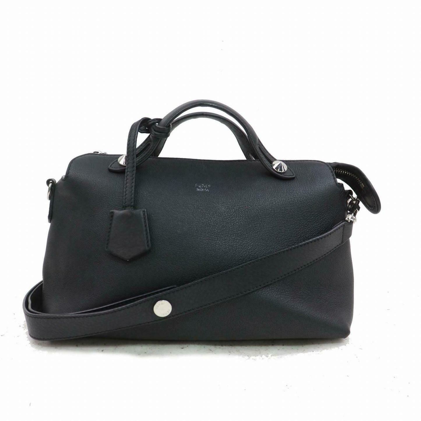 Fendi Shoulder Bag By The Way Black Leather (SHC1- )