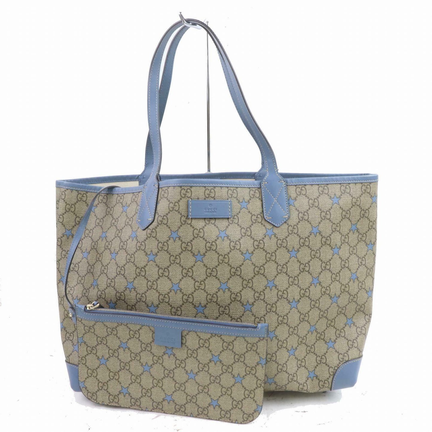 Gucci GG Supreme Brown PVC Tote Style 2