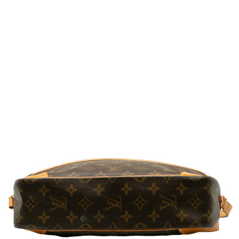 Louis Vuitton Monogram Trocadero 30 Slipper Shoulder Bag Brown PVC Leather Lady Louis Vuitton