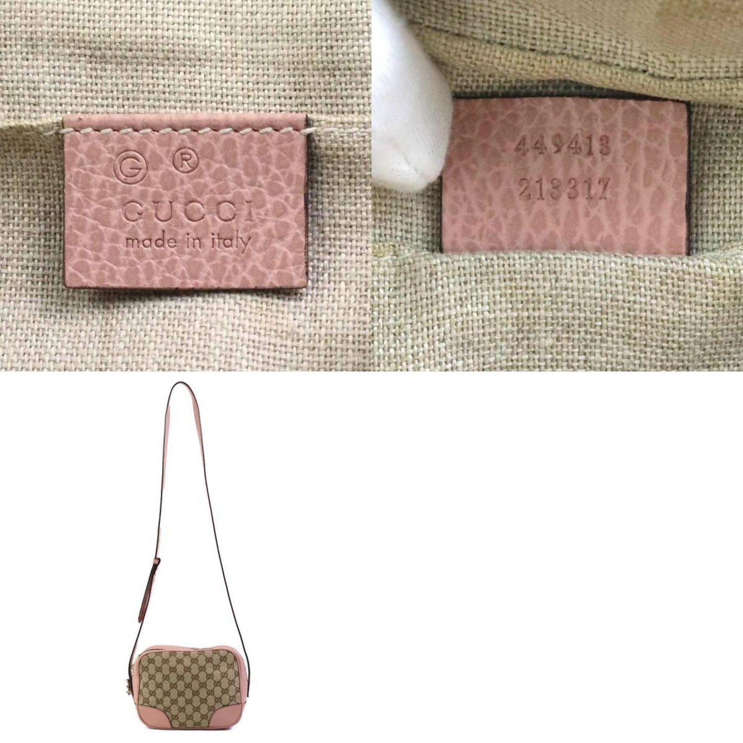Gucci Canvas Shoulder Bag