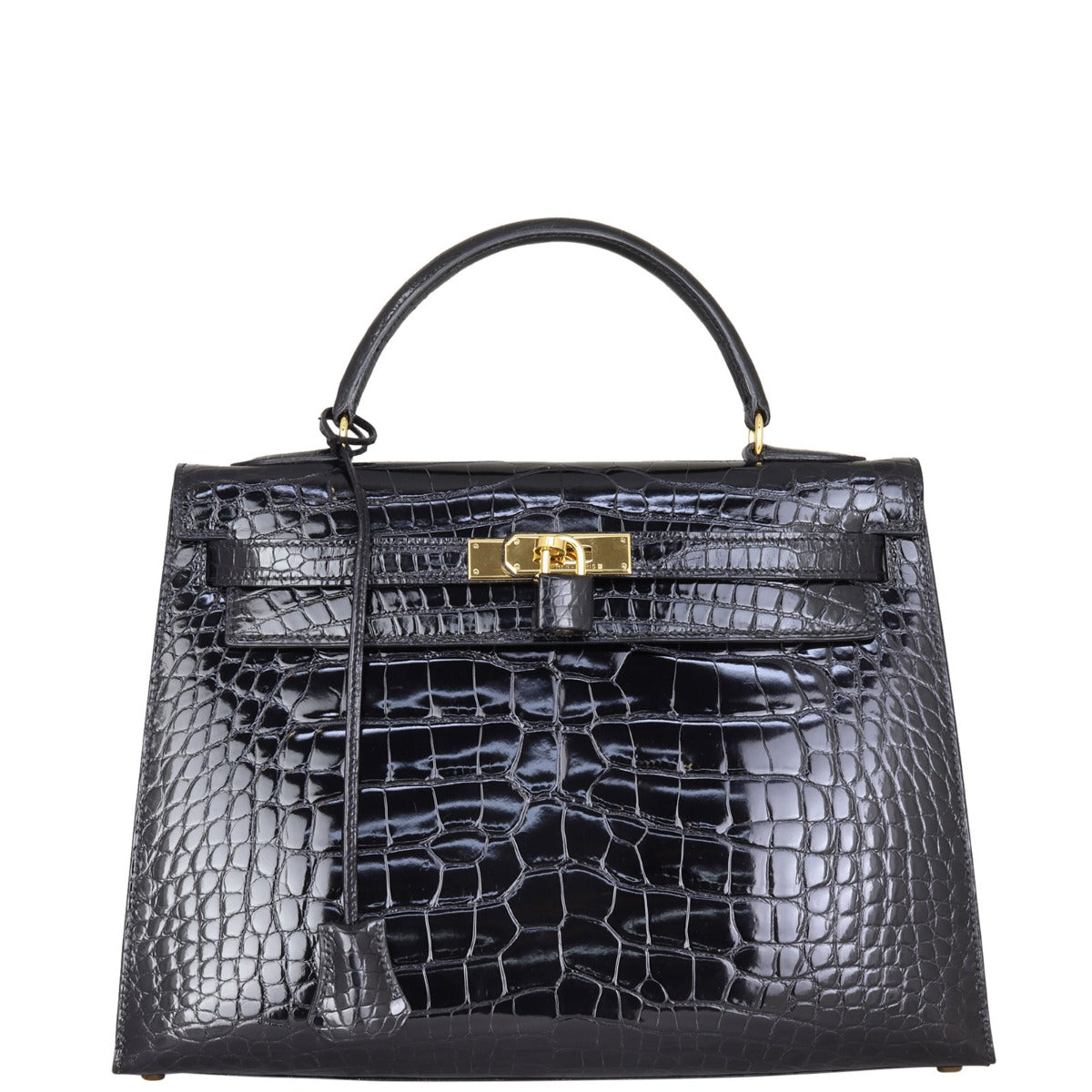 Hermes Kelly 32 Sellier Alligator