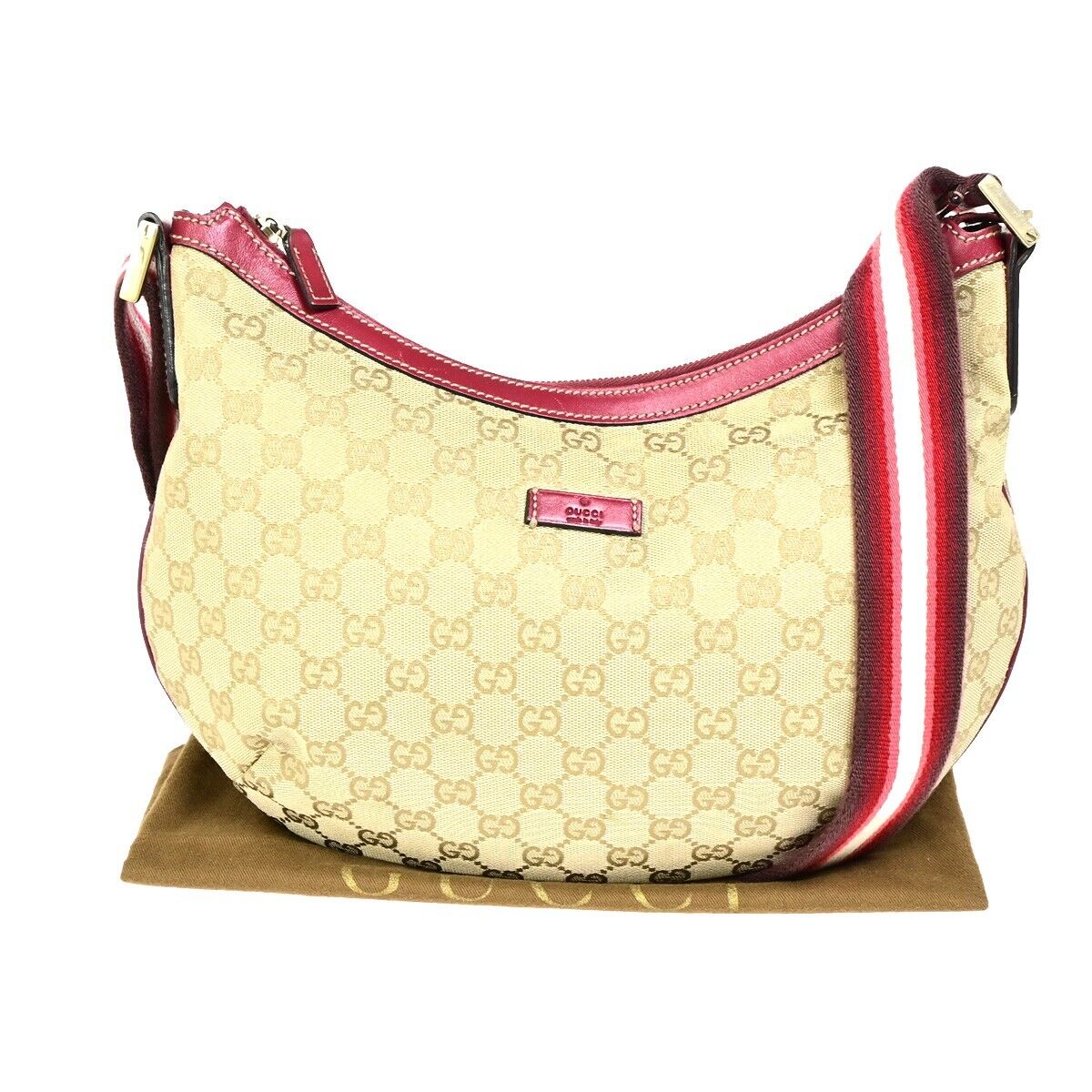 Gucci Canvas Shoulder Bag