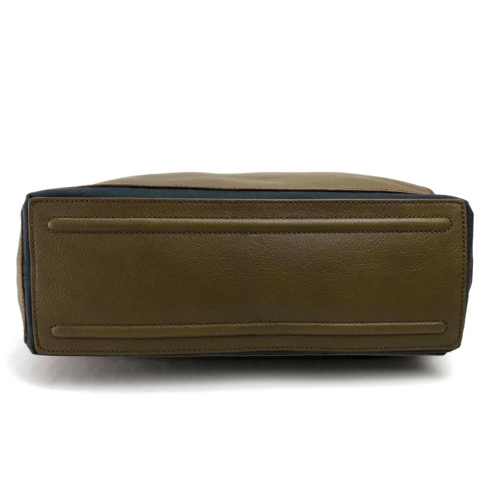 YVES SAINT LAURENT Shoulder Bag 265707 Canvas / leather Brown Muse toe Sling bag Women