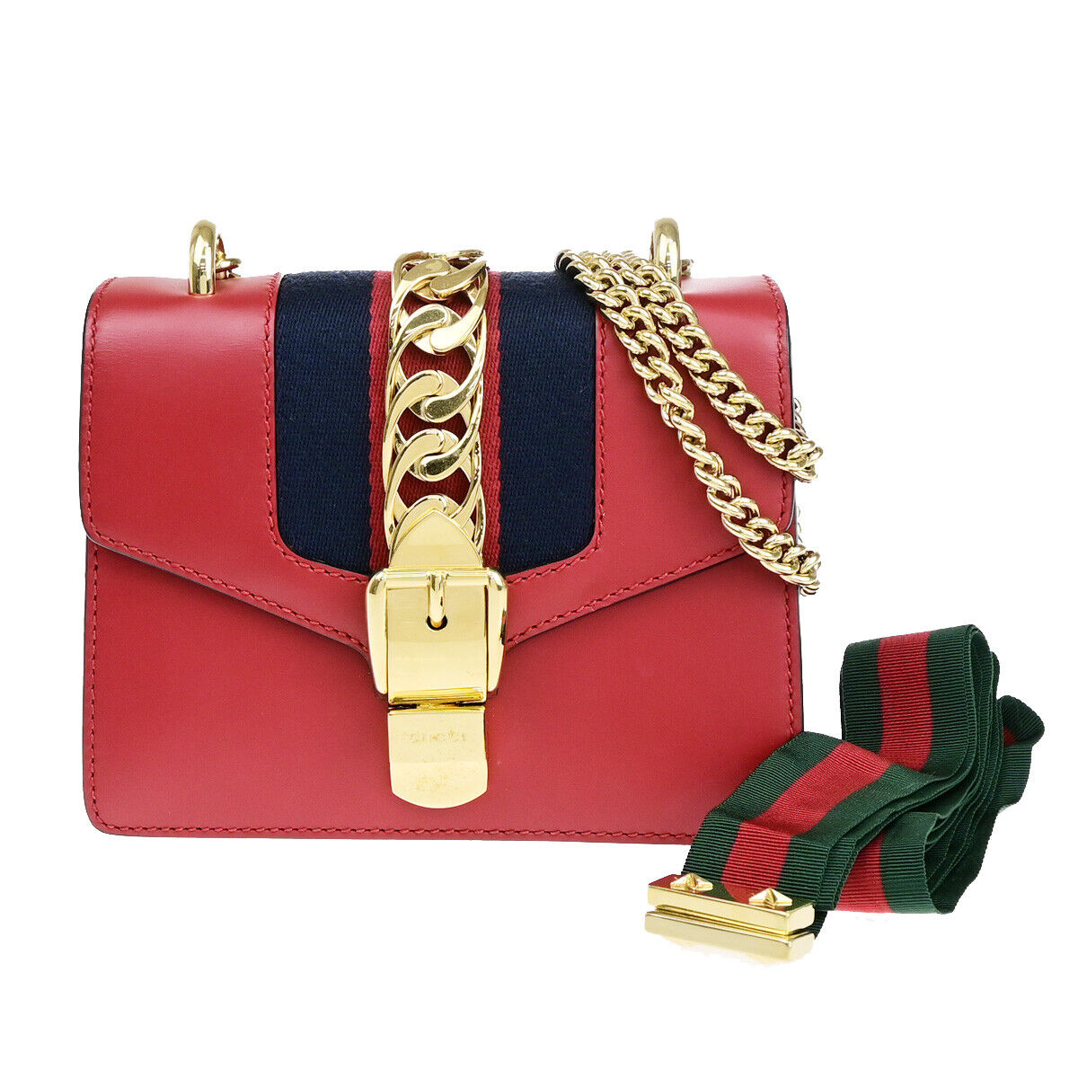 Gucci Leather Shoulder Bag